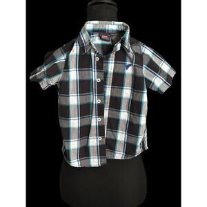 Wrangler Jeans Co Toddlers Size 3T Boys Button Down Long Sleeve Shirt